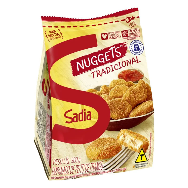 NUGGETS SADIA FGO TRAD300G