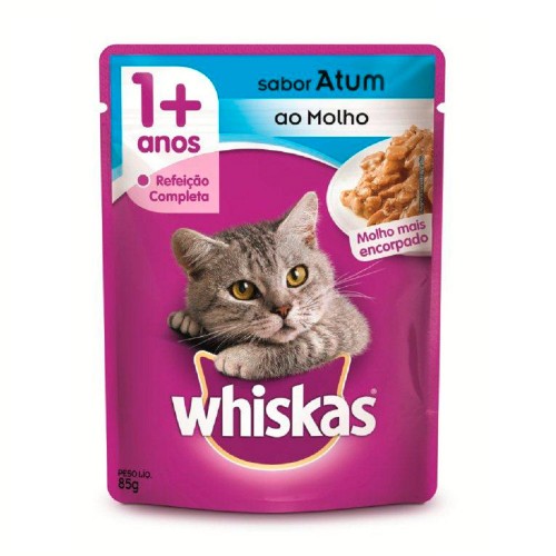 RACAO P/GATOS WHISKAS ATUM