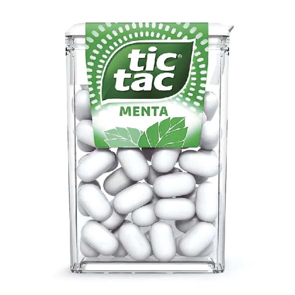 PASTILHA TIC TAC MENTA 14,5G