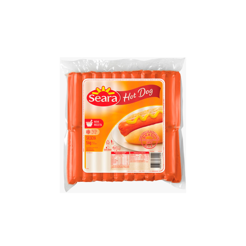 SALSICHA PERDIGAO 500G HOTDOG